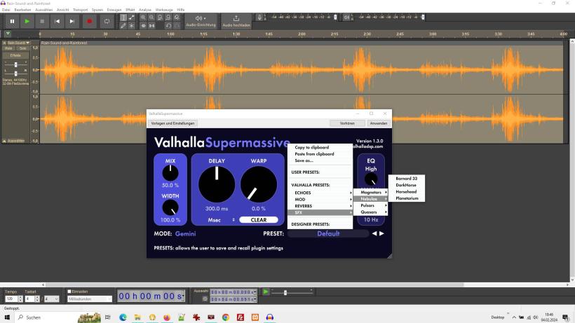 audacity sound editor kostenlos