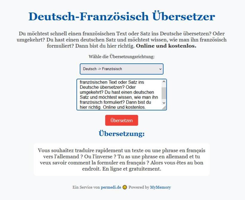 deutsch französisch