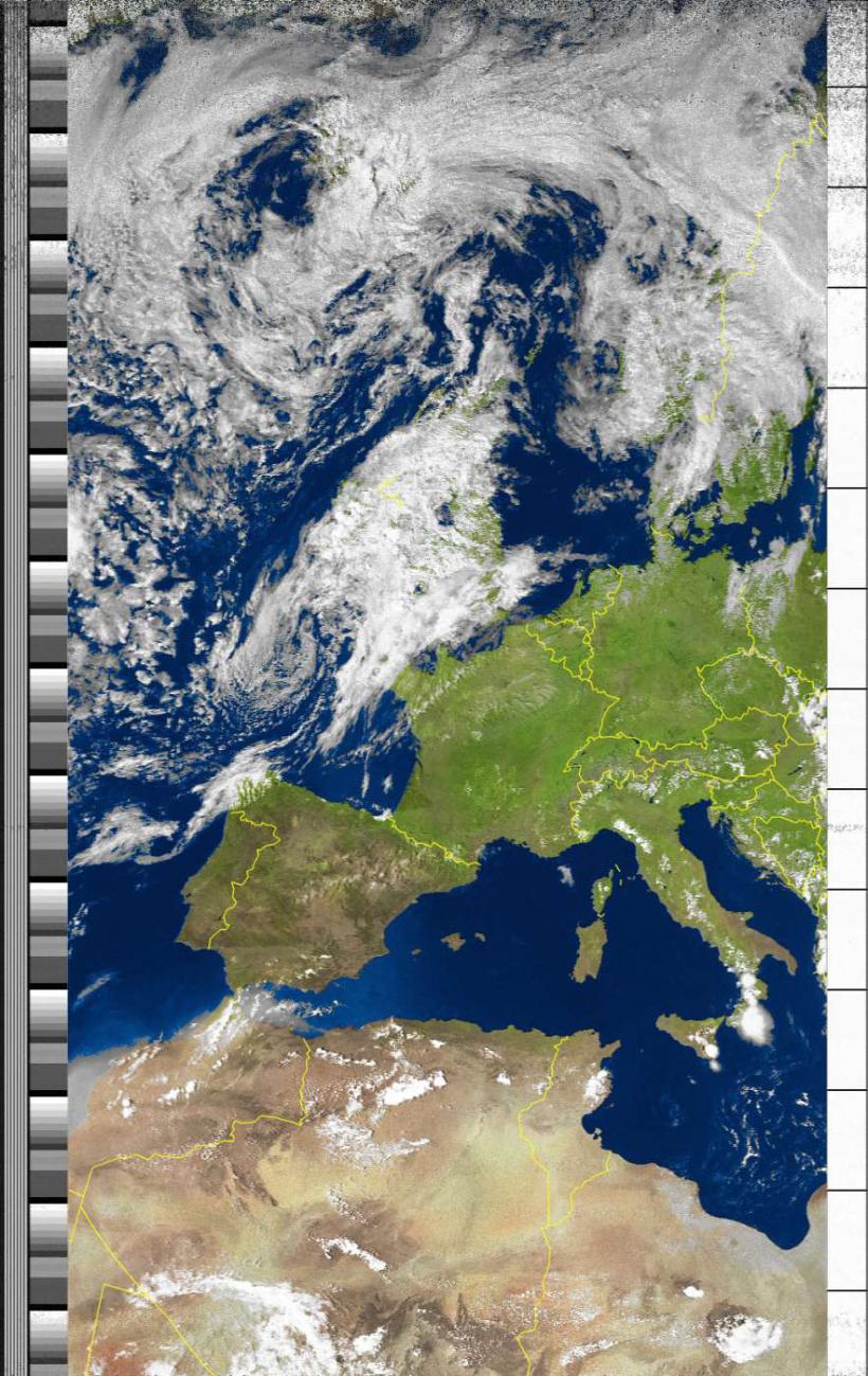 noaa wettersatellit bild erde