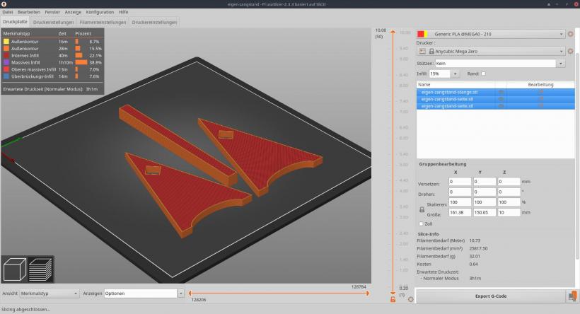 prusa slicer zangenständer